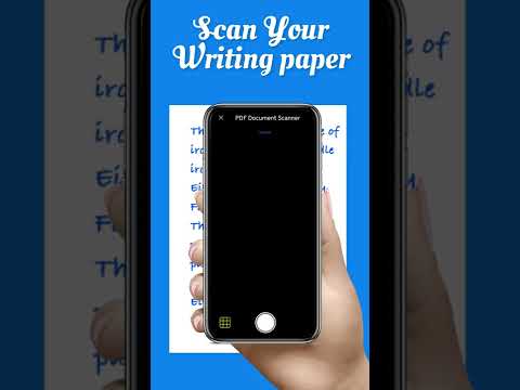 Scan and Convert Papers to PDF with iOS App