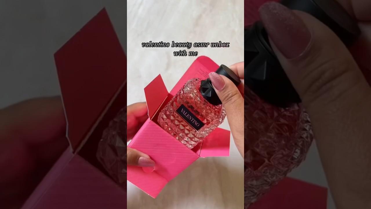 ASMR Unboxing with Valentino Beauty & Maison Valentino π€π