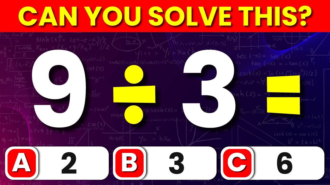 Are You a Math Whiz? Take the Ultimate Math Challenge! 🧠