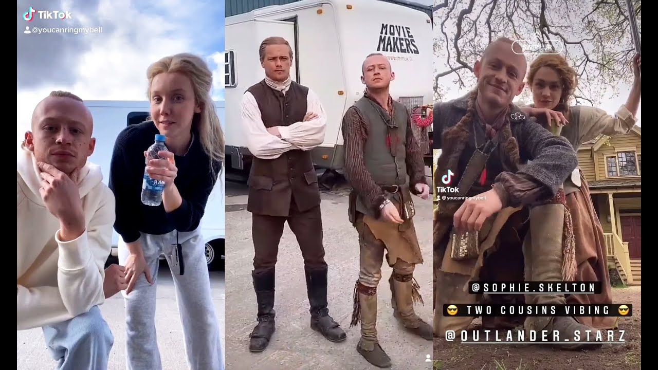 John Bell TikTok Compilation with Outlander Cast 🎬