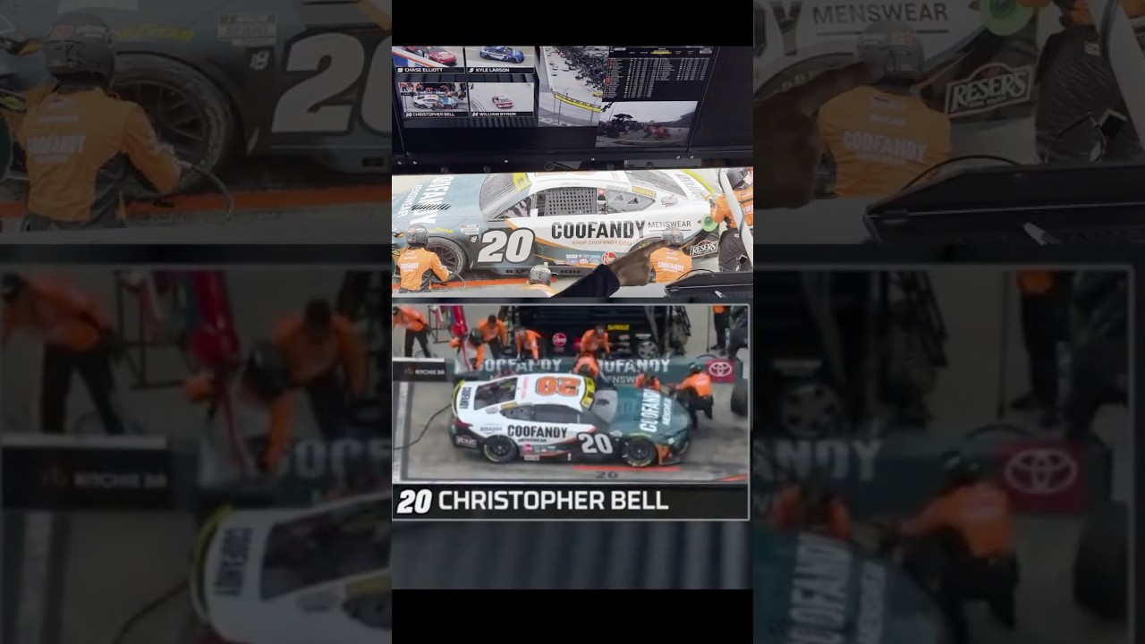 NASCAR Pit Stop Nearly Turns into a Disaster 😱