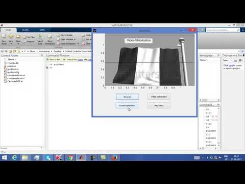 Matlab Code for Video Stabilization