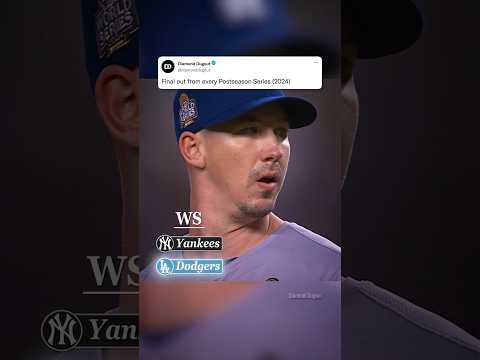 MLB Postseason Final Outs (2024)