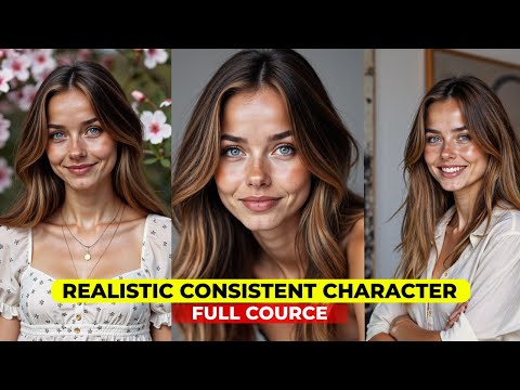 Create Consistent Characters in comfyui | Easy ComfyUI 10+ Workflows | Ai influencer tutorial