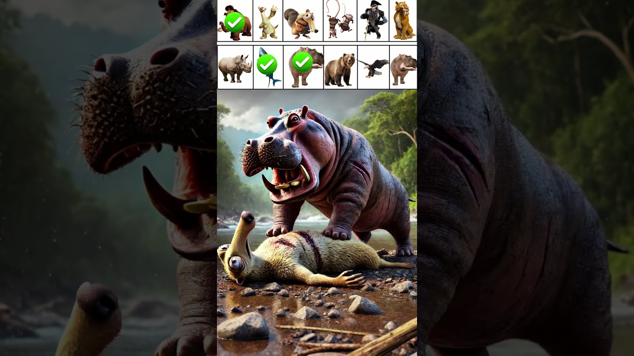 Ice Age vs Real Animals: Epic Showdowns ❄️