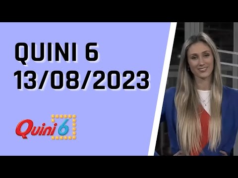 Quini 6 en vivo 13/08/2023 / Resultados del sorteo quini 6 del Domingo 13 de Agosto del 2023