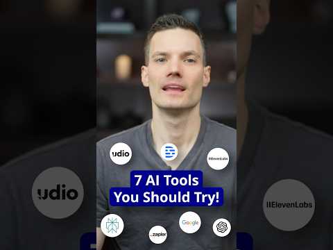 7 AI tools you NEED to try!
