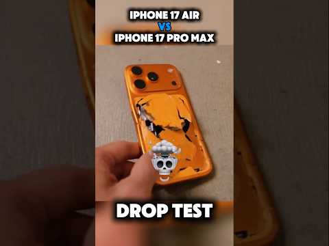 iPhone 17 Pro Max vs iPhone 17 Air Drop Test – Which Survives? 💥#droptest#smartphone#techbattle