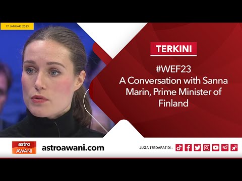 Conversation with Sanna Marin, Prime Minister of Finland | #WEF23