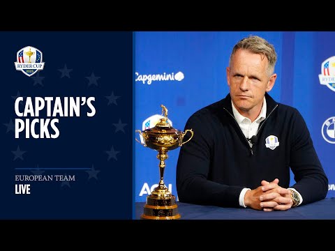 LIVE | Ryder Cup Europe Captain's Picks | 2025 Ryder Cup