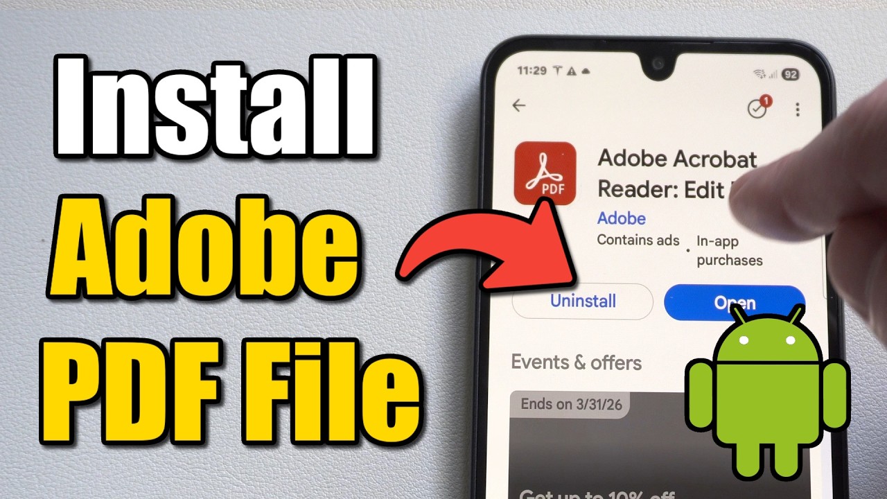 How to Install Adobe Acrobat Reader on Android (Easy Tutorial)