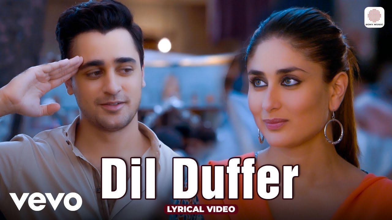 Dil Duffer Lyrical Video | Kareena & Imran 🎶