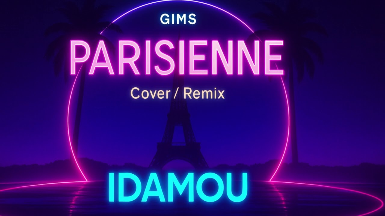 GIMS - PARISIENNE (Cover Remix) par IDAMOU | Neon Tropical Night Vibes