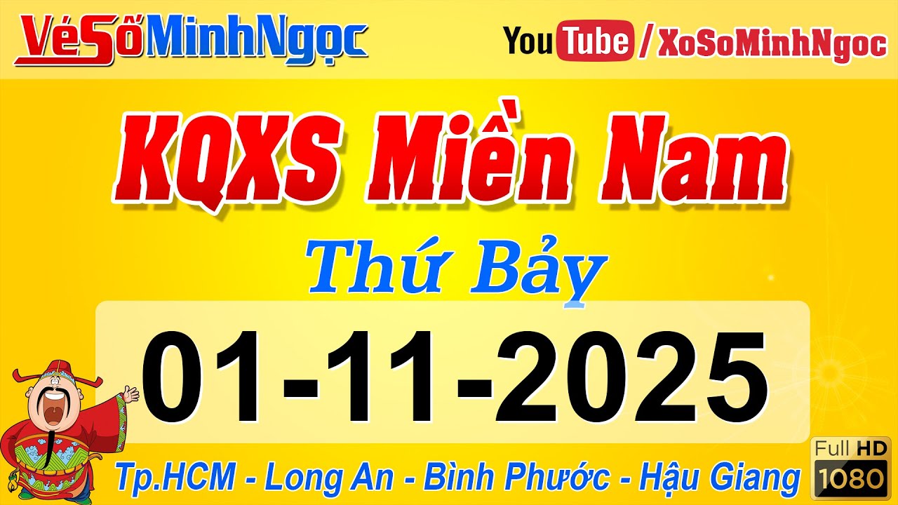 Kết Quả Xổ Số Miền Nam Ngày 01/11/2025 🌟 - Kết Quả Cho TP. HCM, Long An, Bình Phước, Hậu Giang