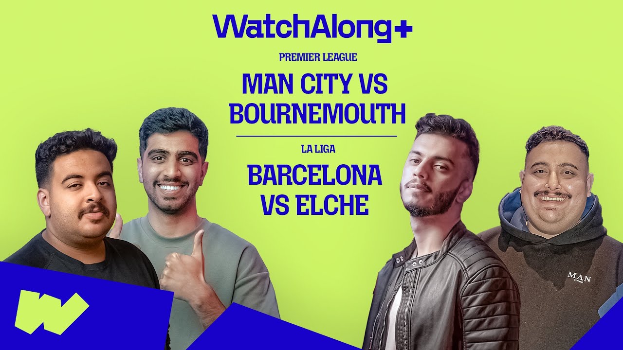 مباشر الآن: مانشستر سيتي × بورنموث و برشلونة × إيلتشي ⚽ | تغطية حية للمباريات الكبرى