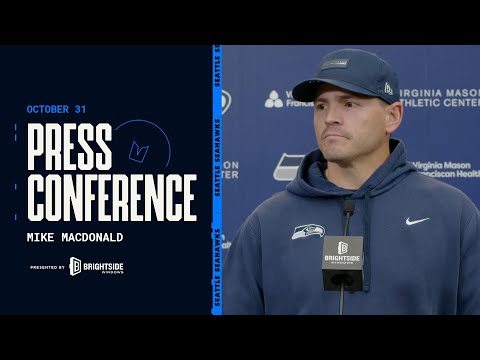 Head Coach Mike Macdonald Gives Final Updates Ahead Of Week 9 at Commanders