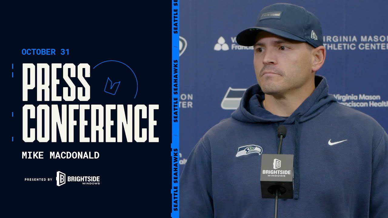 Seahawks Head Coach Mike Macdonald Reveals Key Injury Updates Before Week 9 vs. Commanders π
