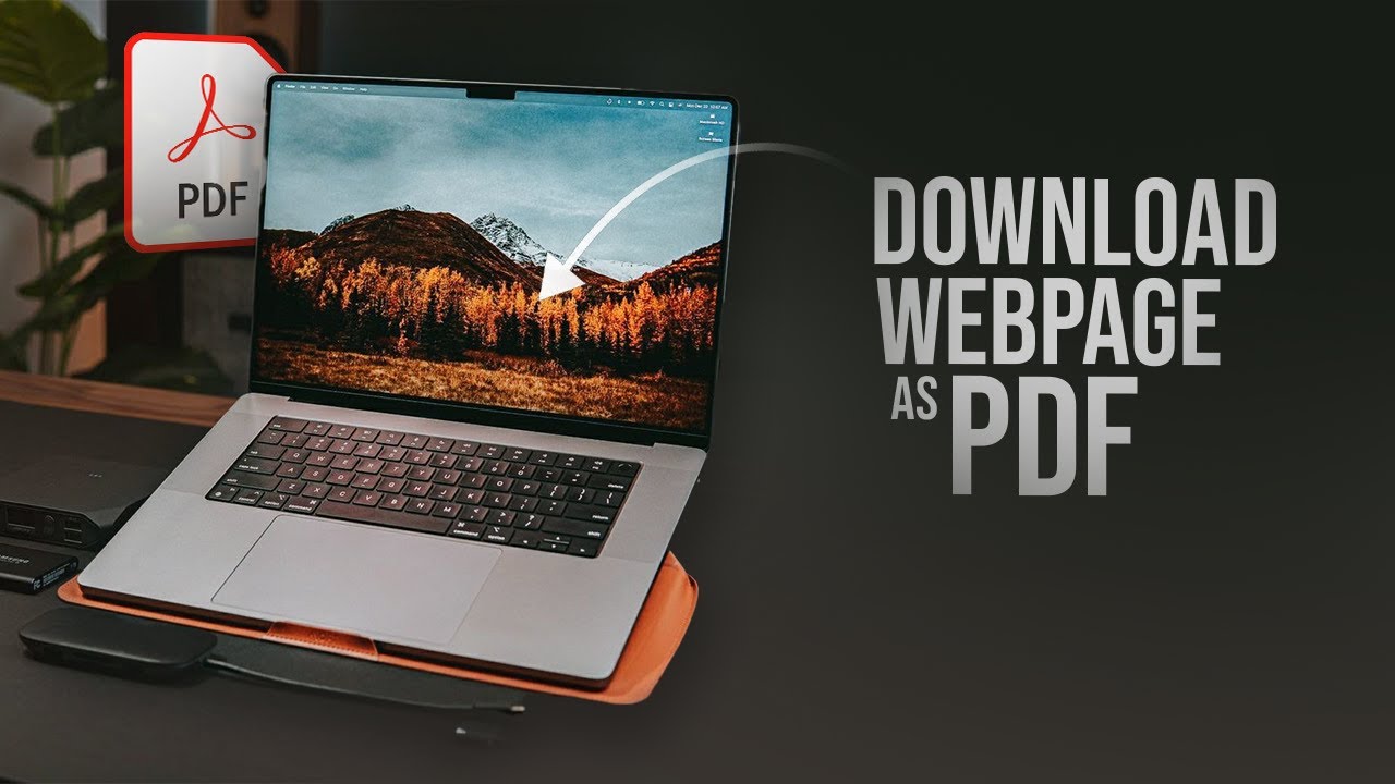 Save Webpage as PDF on MacBook 📄