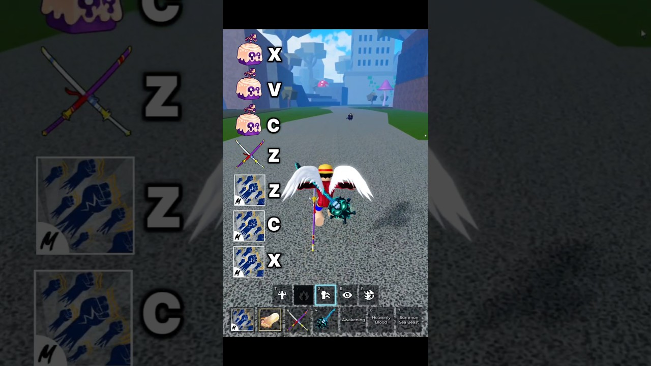 My Favorite Dough Combo in Blox Fruits #shorts