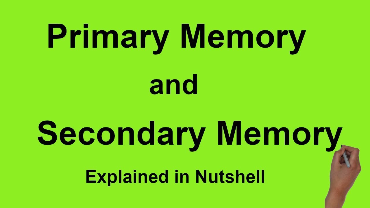 Primary vs. Secondary Memory: Key Differences Explained 🖥️