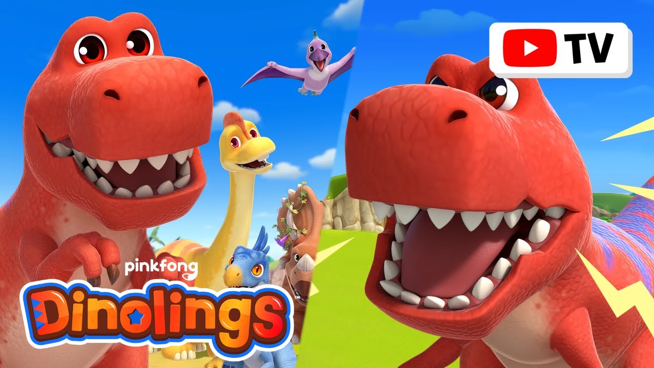 3D T-Rex Compilation for Kids 🦖 | Pinkfong Dinosaurs