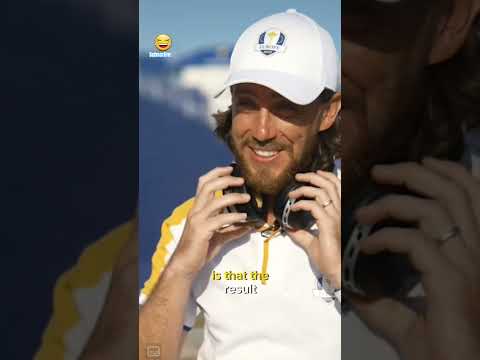 Viktor Hovland's Favorite Song! 😂 #rydercup #golf