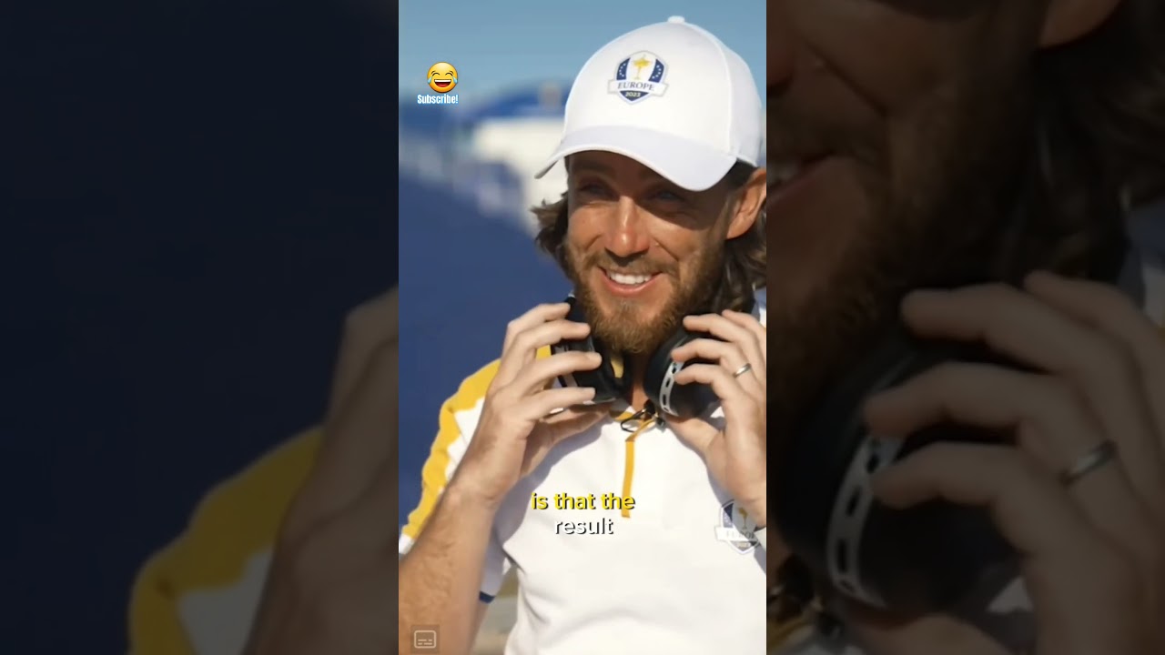 Viktor Hovland Shares His Favorite Song! 😂 #RyderCup #Golf