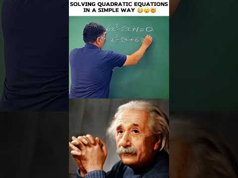 solve quadratic equation the easy way #maths
