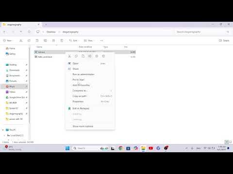 How to Hide an Executable File in Any Other File (Basic Steganography Tutorial)