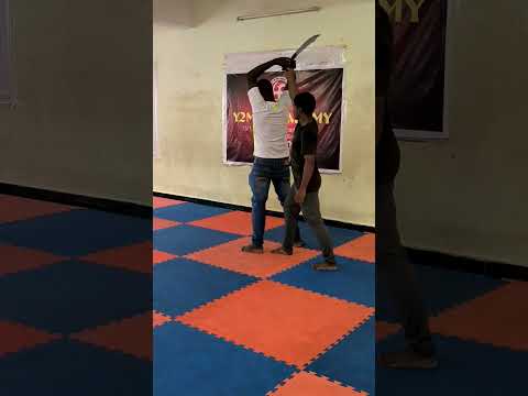 Self defence against a Sword attack