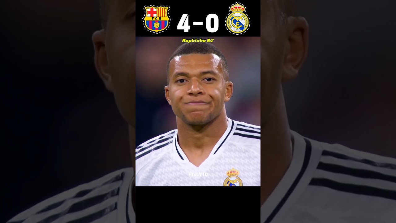 Barcelona's Stunning 4-0 Win Over Real Madrid 🤯