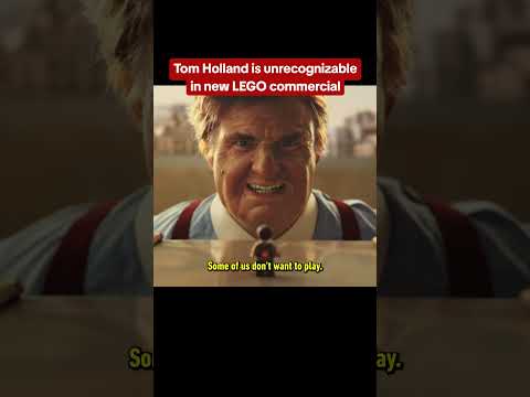 Tom Holland is UNRECOGNIZABLE in this new LEGO commercial! #tomholland #actor #acting #lego #ign