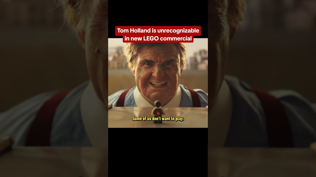 Tom Holland Looks Completely Unrecognizable in New LEGO Commercial! 🎬