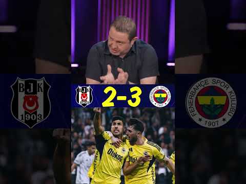 Beşiktaş 2-3 Fenerbahçe Maç Sonu Yorumu Nihat Kahveci #shots