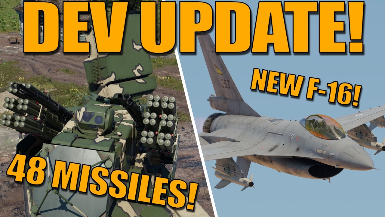 War Thunder Dev Server Update: F-16 & Pantsir ๐