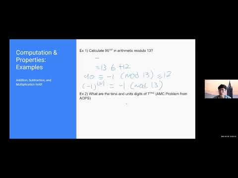 En_OpenResearchForum "Modular Arithmetic and Cryptography" by SooHyuk Cho