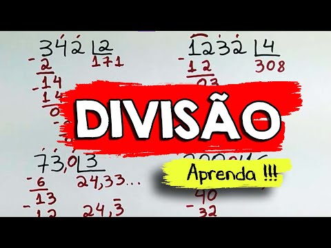 Como fazer conta de divisão | Muito fácil