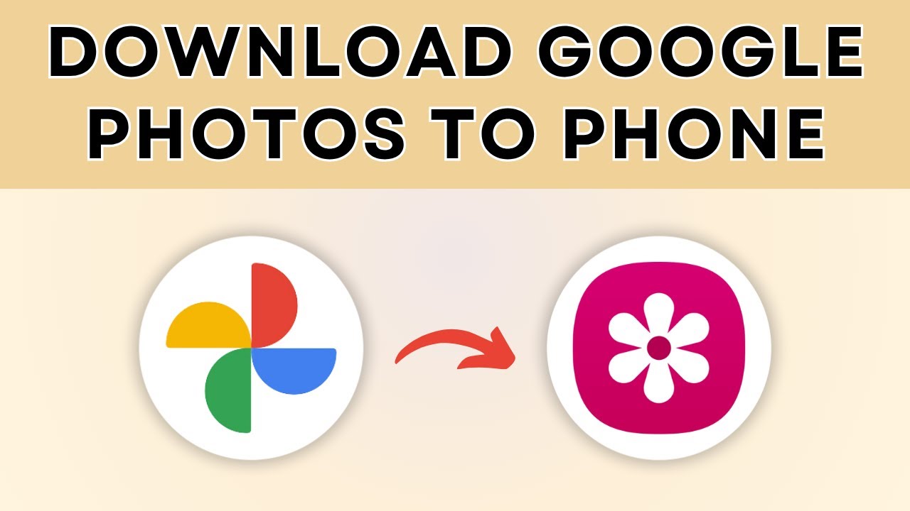 Download Google Photos to Your Phone Gallery 📱