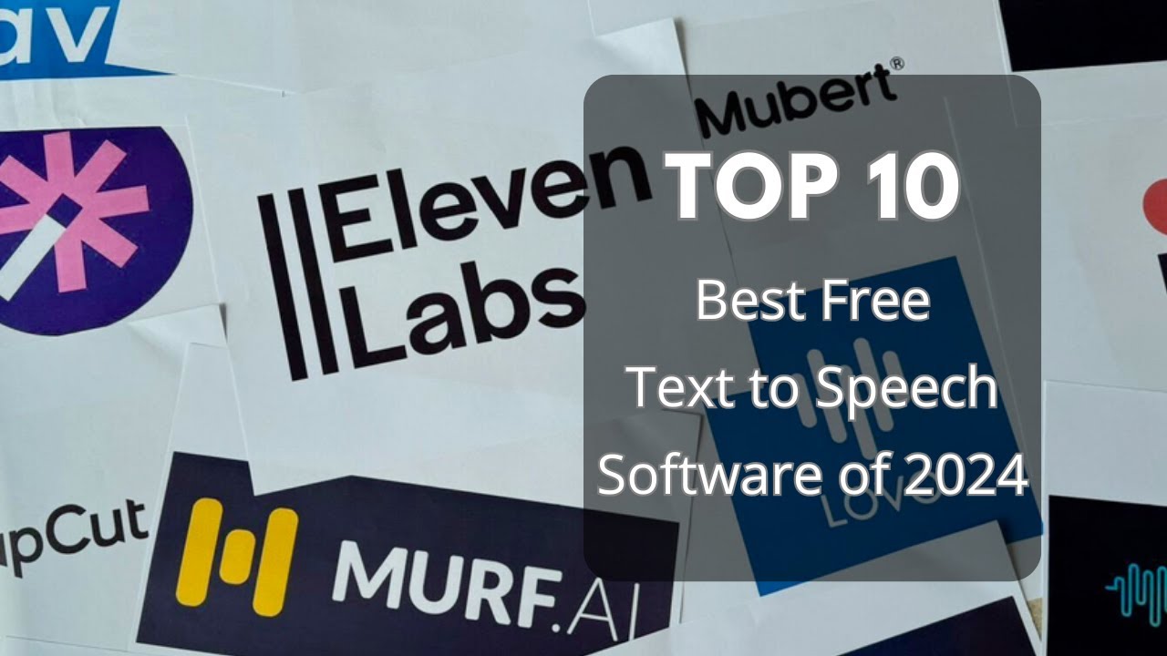 Top 10 Free Text-to-Speech Software 2024 π§