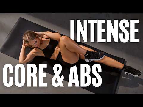 8 MIN INTENSE ABS & CORE - No Equipment, Home Workout - Day 19