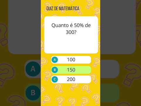 Quiz de Matemática - Teste seus conhecimentos #quiz #matemática #perguntaserespostas