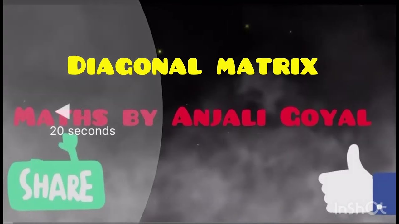 Diagonal Matrix Explained with Example 📊