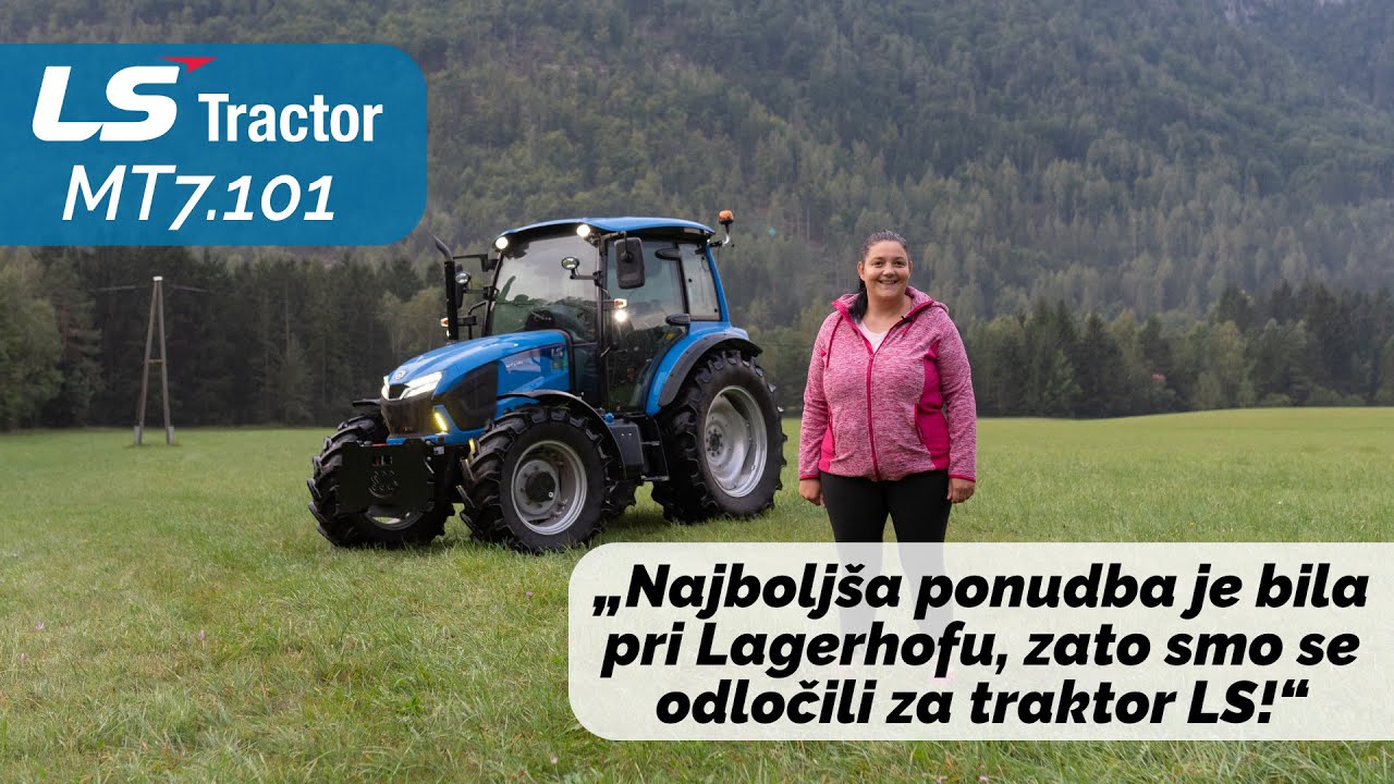 Močan LS Traktor MT7.101 za zimska opravila na Gorenjskem ❄️