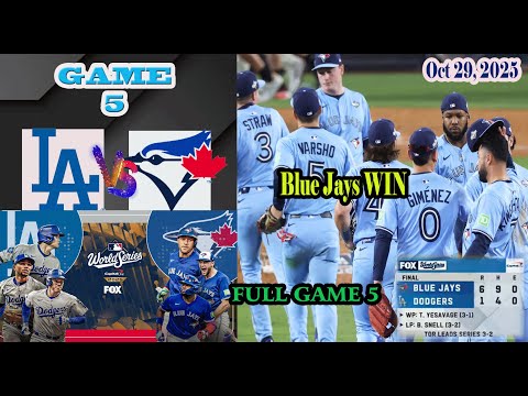 Los Angeles Dodgers vs Toronto Blue Jays World Series FULL Game 5 Highlights -MLB 29/10/2025