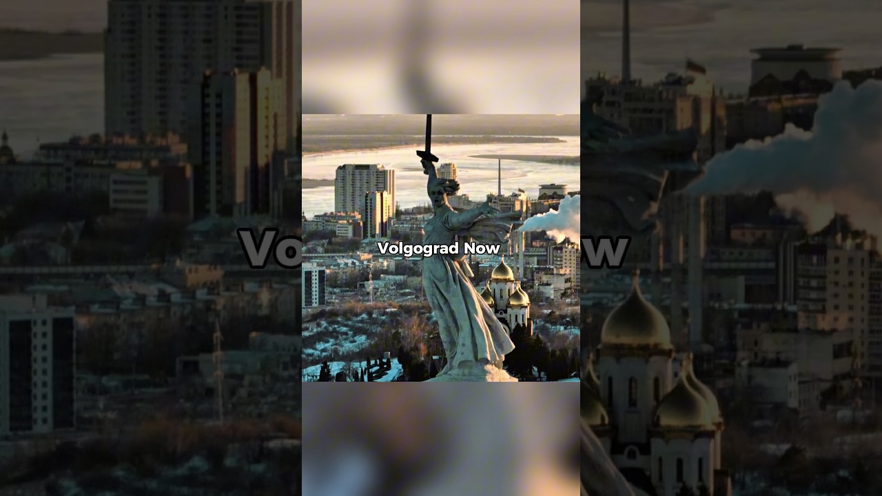 Volgograd Now vs. Stalingrad During WWII 🕊️