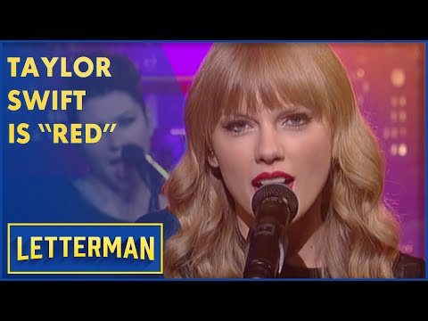 Taylor Swift Performs "Red" | Letterman