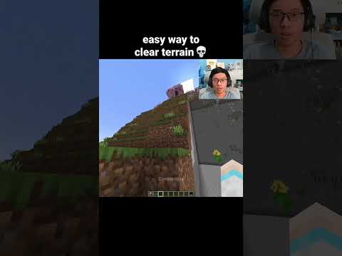 Minecraft Clear Terrain Command Moment