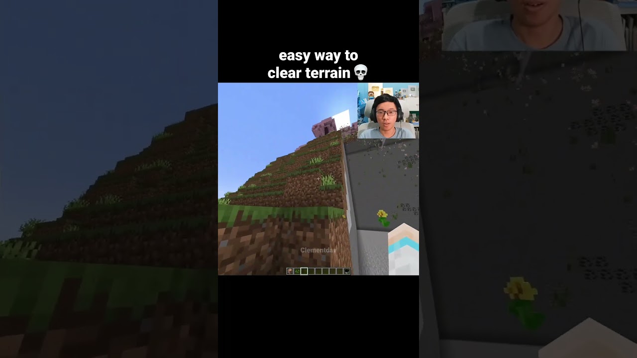 Epic Minecraft Clear Terrain Command Fail 😂