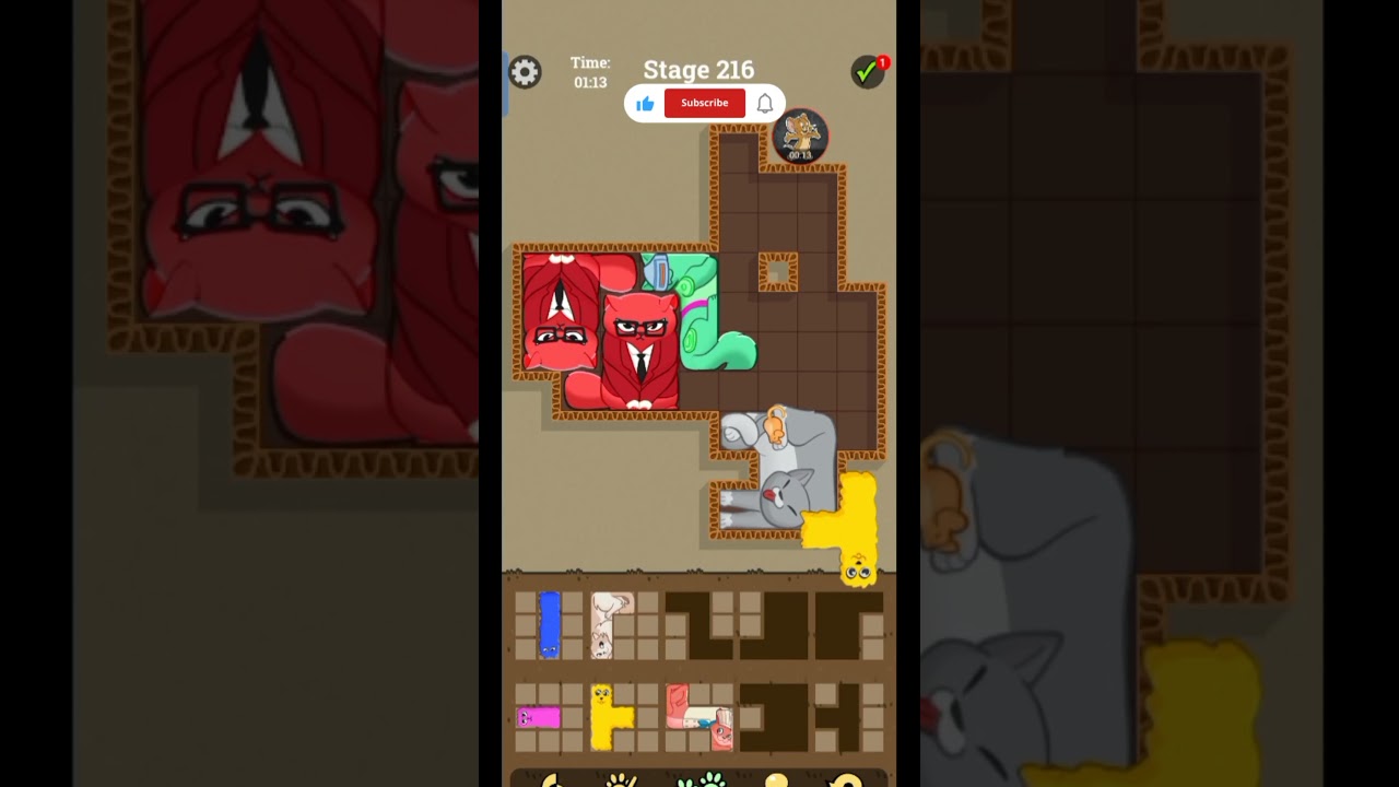 Puzzle Cats - Gameplay Walkthrough (iOS & Android) #shorts #games #viral #funny #gaming