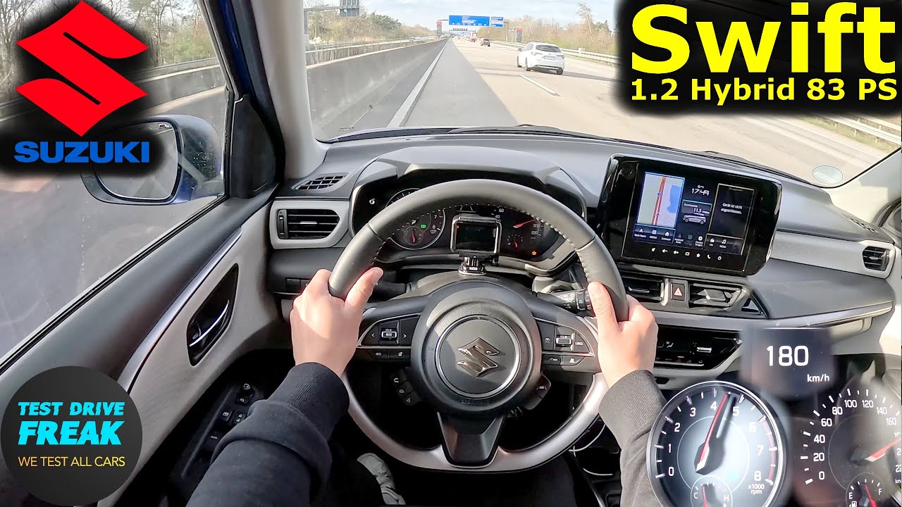 2025 Suzuki Swift 1.2 Hybrid 83 PS  Top Speed POV Drive + Fuel Consumption | No Speed Limit Autobahn